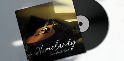 Peaceful Harmony Signature Font Poster 9