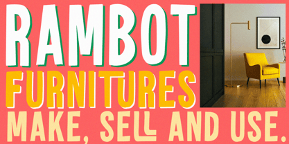 Nova Grid Font Poster 3