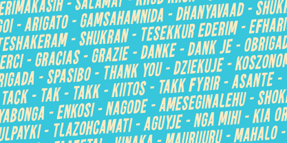 Nova Grid Font Poster 8