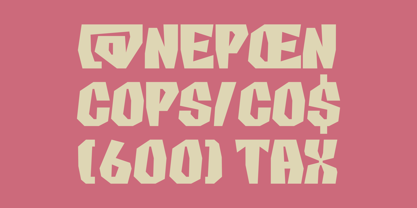 Monci Font Poster 7