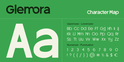 Glemora Font Poster 2