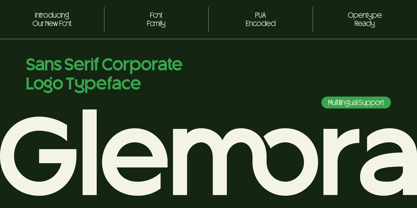 Glemora Font Poster 1