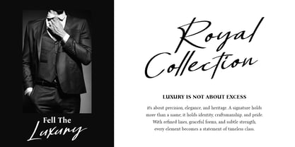 Aristiq Signature Font Poster 4