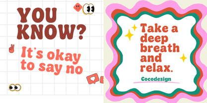 Gemoya Font Poster 2