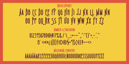 Grand Canyon Font Poster 3