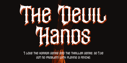 Devil Spirit Font Poster 5
