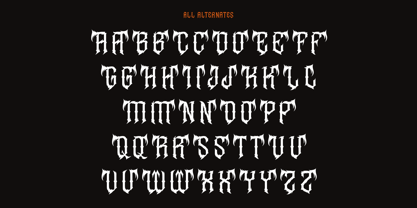 Devil Spirit Font Poster 8