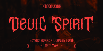Devil Spirit Font Poster 1