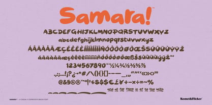 Samara Font Poster 15