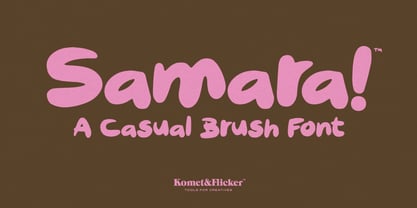 Samara Font Poster 1