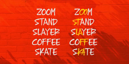 MC Baquan Starlay Font Poster 6