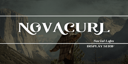 Novacurl Font Poster 1