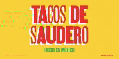 Misprint Font Poster 3