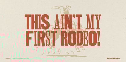 Misprint Font Poster 7