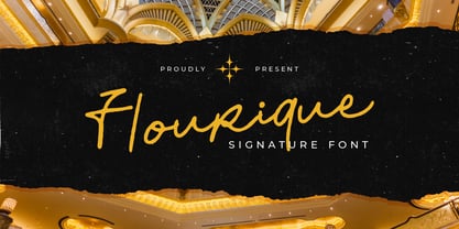 Flourique Font Poster 1