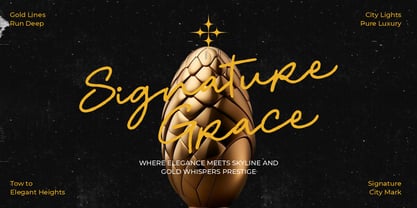 Flourique Font Poster 3