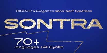 Sontra Font Poster 1