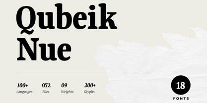 Qubeik Font Poster 1