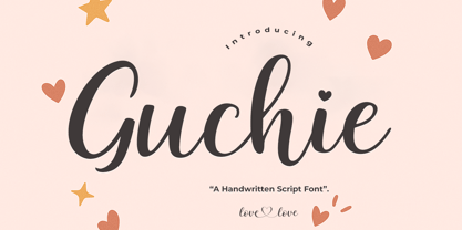 Guchie Font Poster 1