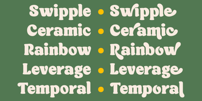 Roflake Font Poster 2