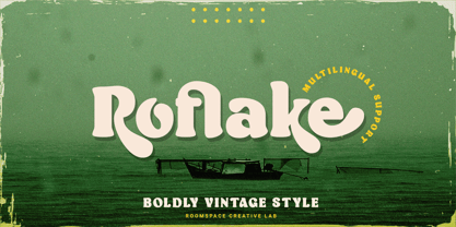 Roflake Font Poster 1