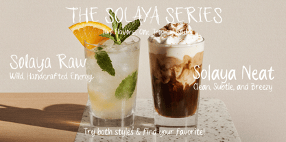 Solaya Font Poster 8