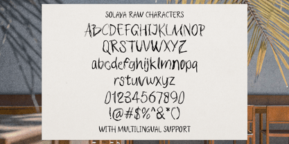 Solaya Font Poster 14