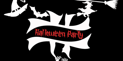 Dark Monogram Font Poster 2