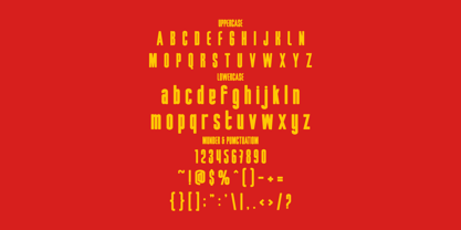 Focused Block Font Poster 5