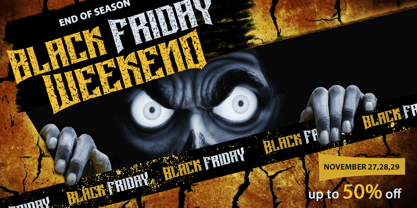 Darkore Font Poster 3