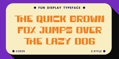 Bufs Font Poster 2