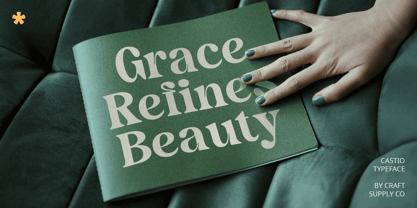 Castio Font Poster 5