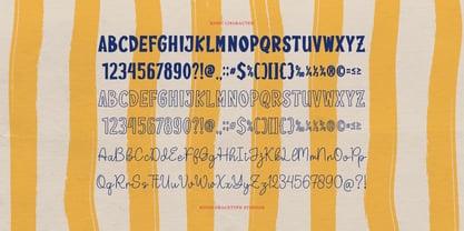 Lalatina Patricia Outline Font Poster 10
