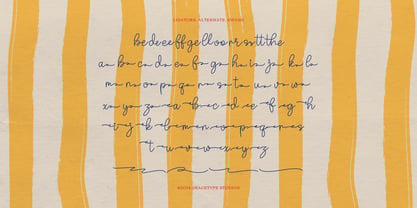 Lalatina Patricia Outline Font Poster 12