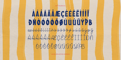 Lalatina Patricia Outline Font Poster 11
