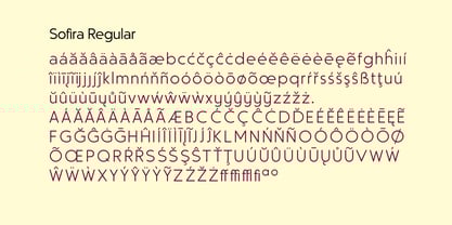 Sofira Font Poster 7