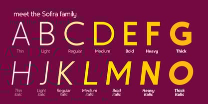 Sofira Font Poster 3