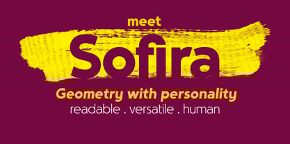 Sofira Font Poster 1