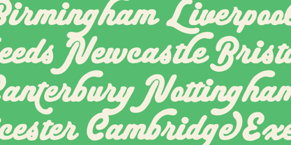 Travel Melted Font Poster 7
