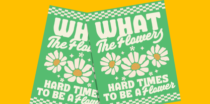 Travel Melted Font Poster 3