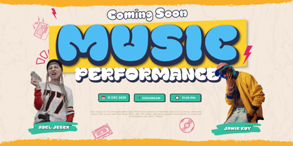 Sate Kopeng Font Poster 2