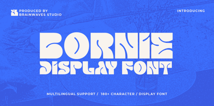Bornie Font Poster 1