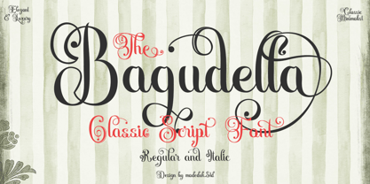 Bagudella Font Poster 1