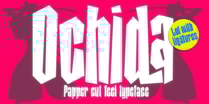 Ochida Font Poster 1