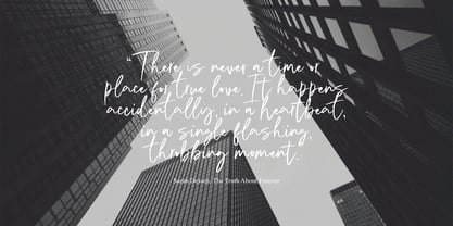 Break Season Signature Brush Font Poster 2