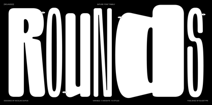 Sature Rounded Font Poster 4