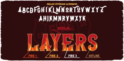 Fireman Font Poster 5