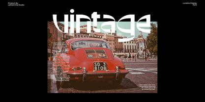 Lunetra Font Poster 3