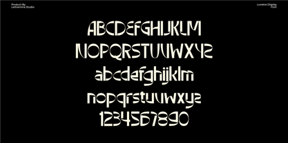 Lunetra Font Poster 9