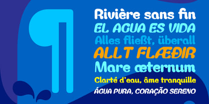 Liqua Font Poster 4